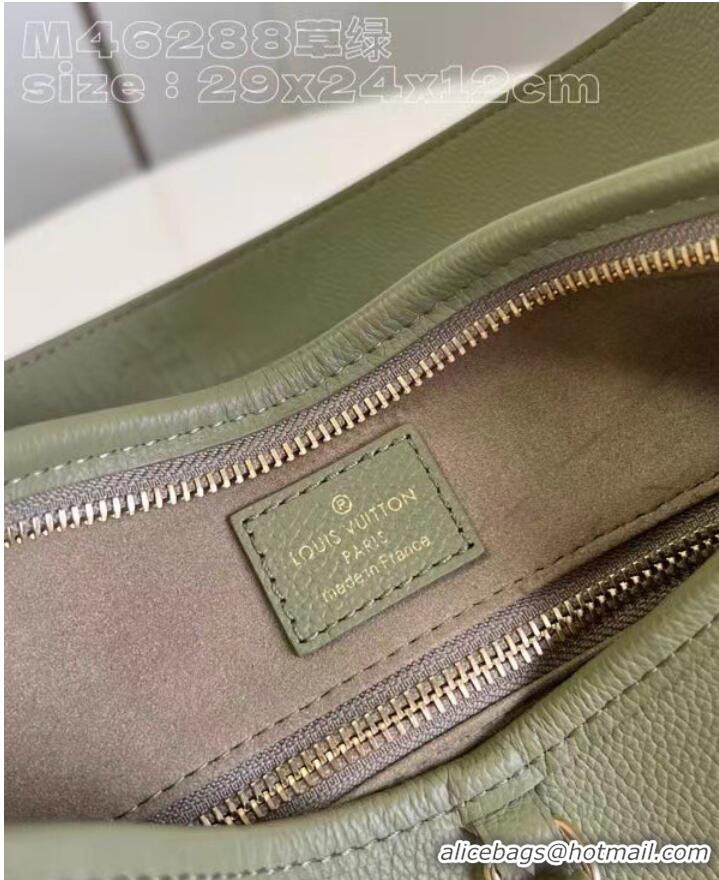 Famous Brand Louis Vuitton Monogram Empreinte CarryAll PM M46672 Light Khaki