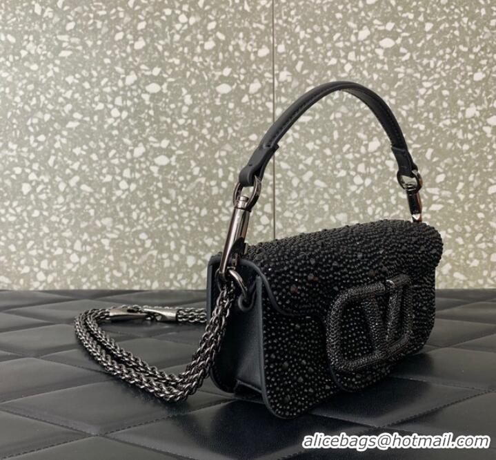 Trendy Design VALENTINO V-logo MINI LOCO bag 5032C Black