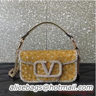 Super Quality VALENTINO V-logo MINI LOCO bag 5032C gold