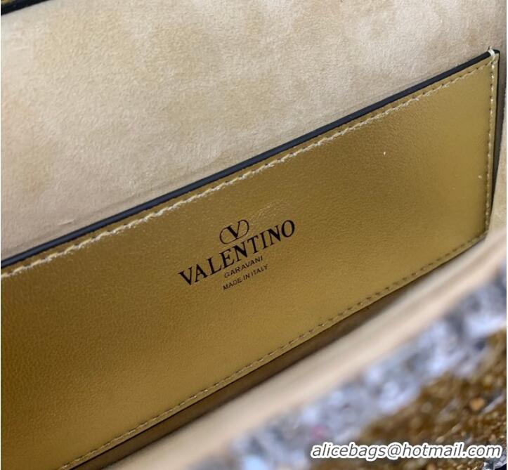 Super Quality VALENTINO V-logo MINI LOCO bag 5032C gold