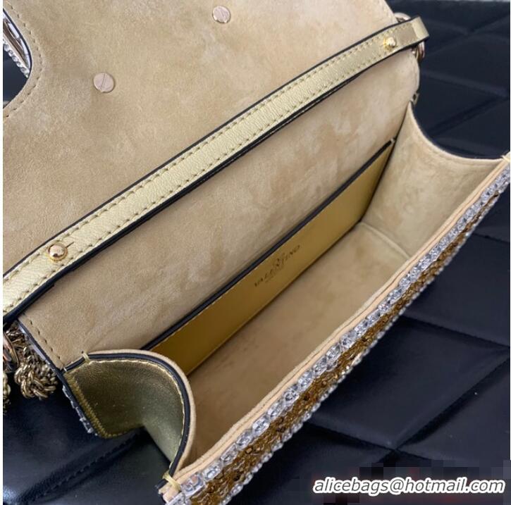 Super Quality VALENTINO V-logo MINI LOCO bag 5032C gold