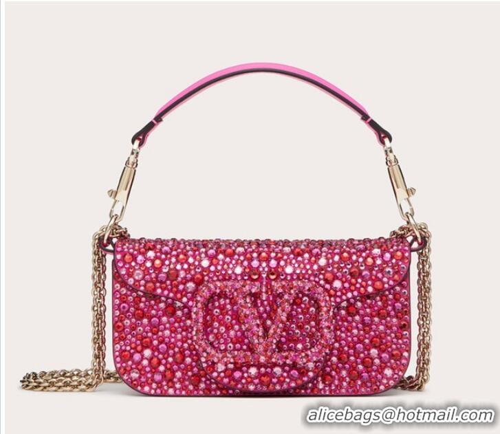 Unique Grade VALENTINO V-logo MINI LOCO Bag 5032C Rose