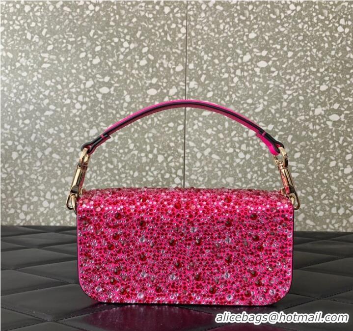 Unique Grade VALENTINO V-logo MINI LOCO Bag 5032C Rose