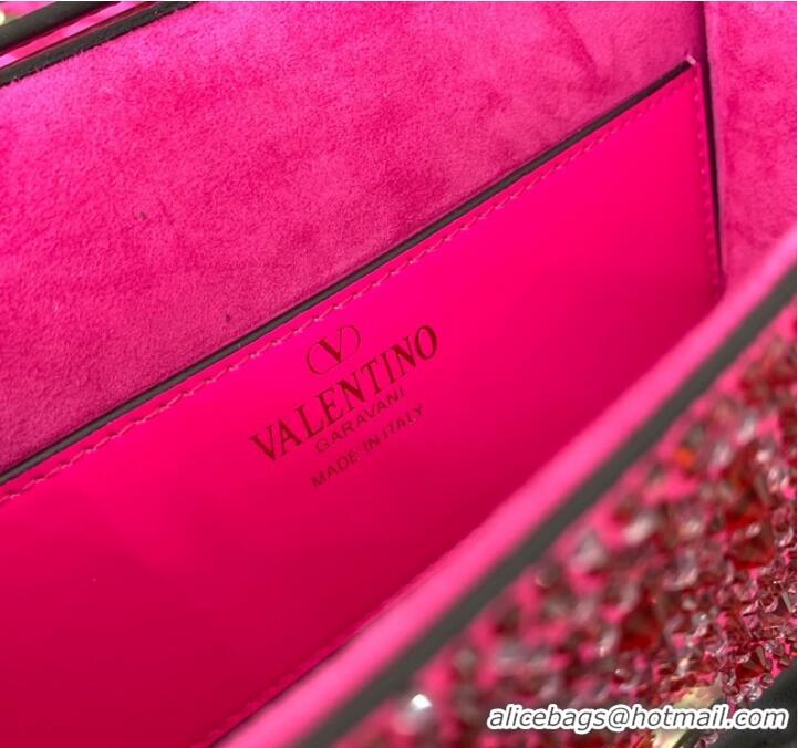 Unique Grade VALENTINO V-logo MINI LOCO Bag 5032C Rose