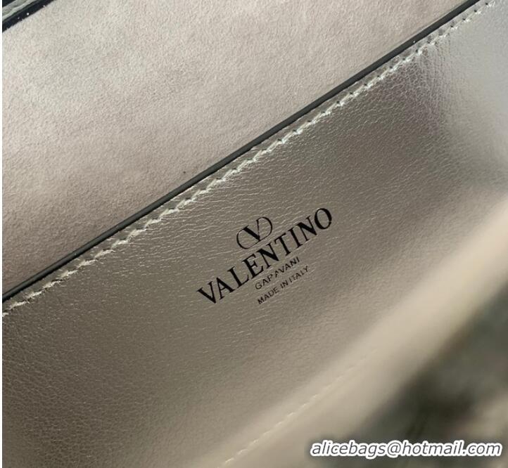 Big Discount VALENTINO V-logo MINI LOCO bag 5032C Silver