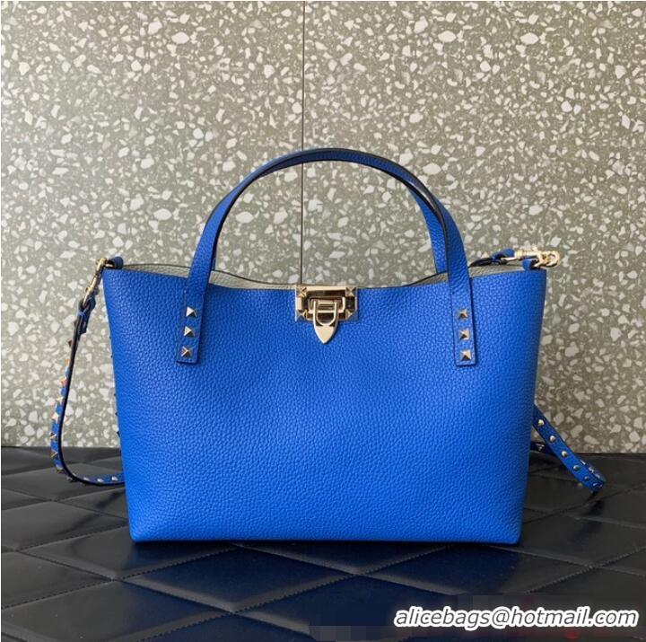 Reasonable Price VALENTINO grain calfskin leather bag 0044 blue