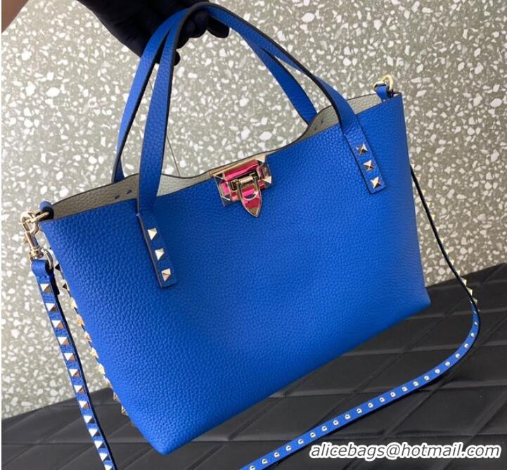 Reasonable Price VALENTINO grain calfskin leather bag 0044 blue