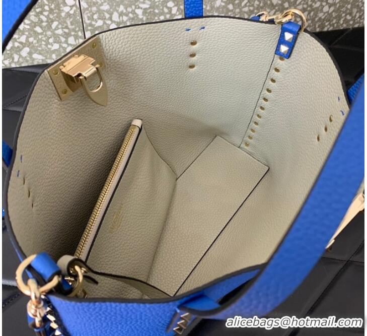 Reasonable Price VALENTINO grain calfskin leather bag 0044 blue