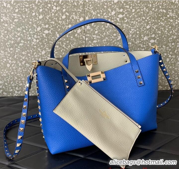 Reasonable Price VALENTINO grain calfskin leather bag 0044 blue