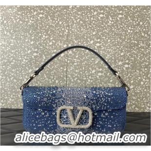 Buy Inexpensive VALENTINO GARAVANI Loco Calf leather bag 2B0K3C blue