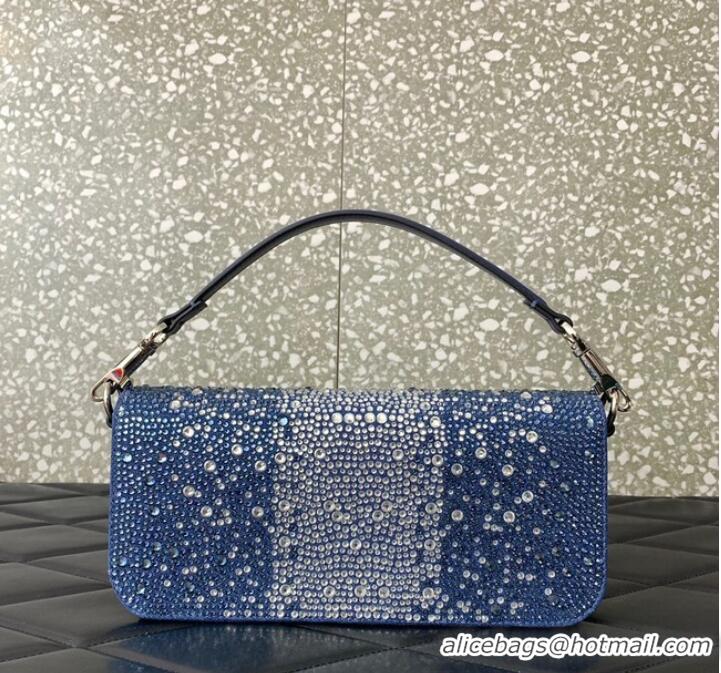 Buy Inexpensive VALENTINO GARAVANI Loco Calf leather bag 2B0K3C blue