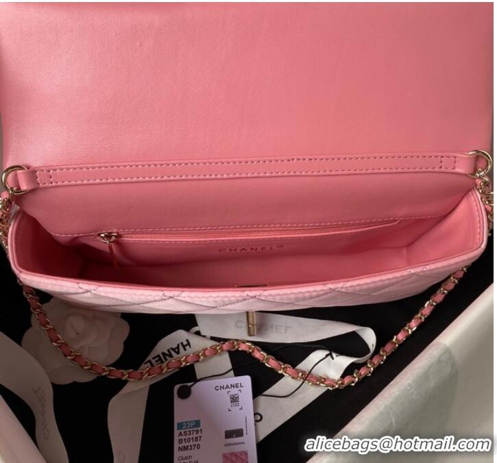 Top Quality Chanel MINI FLAP BAG AS3791 Pink