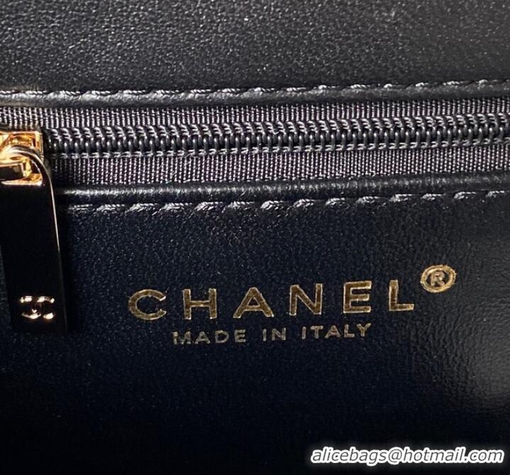 Well Crafted Chanel MINI FLAP BAG AS3791 Black