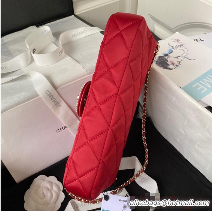 Famous Brand Chanel MINI FLAP BAG AS3791 Red