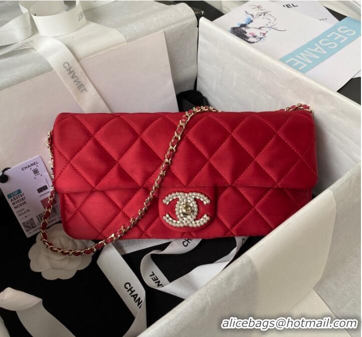 Famous Brand Chanel MINI FLAP BAG AS3791 Red