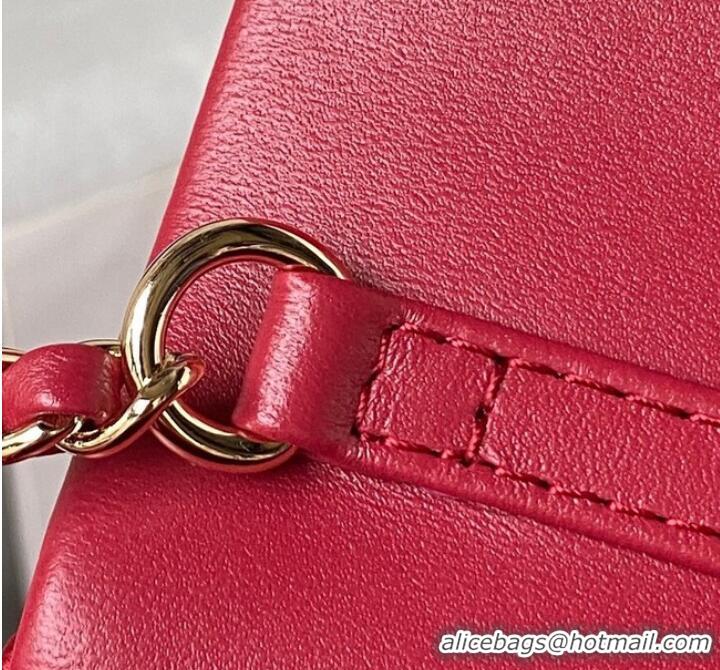 Famous Brand Chanel MINI FLAP BAG AS3791 Red