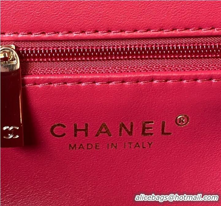 Famous Brand Chanel MINI FLAP BAG AS3791 Red