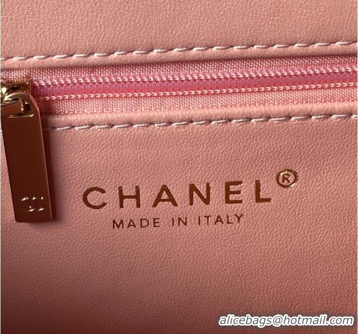 Well Crafted Chanel MINI FLAP BAG AS3791 light pink