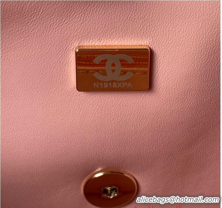 Well Crafted Chanel MINI FLAP BAG AS3791 light pink