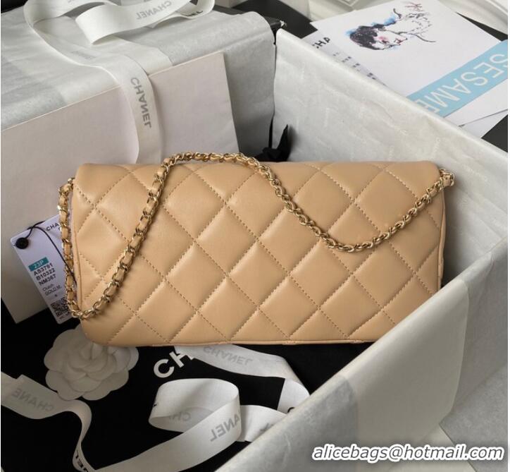 Good Taste Chanel MINI FLAP BAG AS3791 Apricot