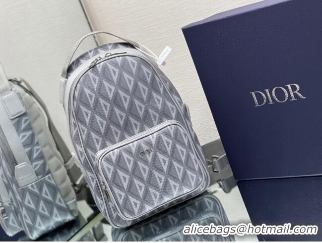 Promotional Dior Mini Rider Sling Bag in CD Diamond Canvas H10E Gray for Men