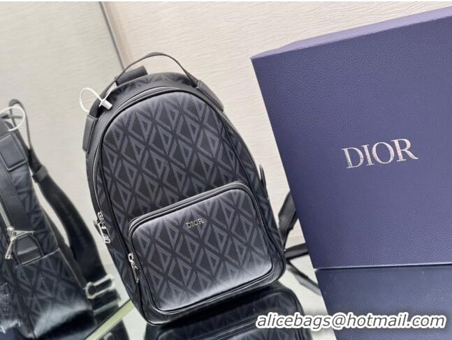 Super Quality Dior Mini Rider Sling Bag in CD Diamond Canvas H10E Black for Men