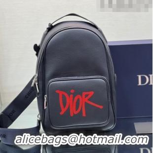 Unique Grade Dior Mini Rider Sling Bag in Grainy Calfskin CD3060 Blue For Men