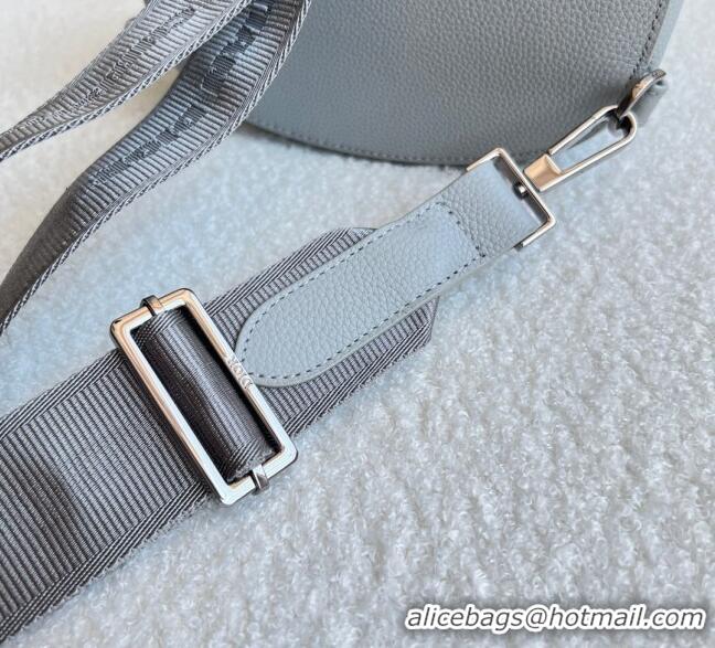 Top Quality Dior Men's Gallop Sling Bag in Grainy Calfskin CD9063 Grey