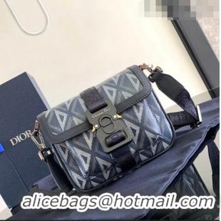 Buy Cheap Dior Men's Mini Hit The Road Bag with Strap in CD Diamond Canvas CD4058 Blue 2023