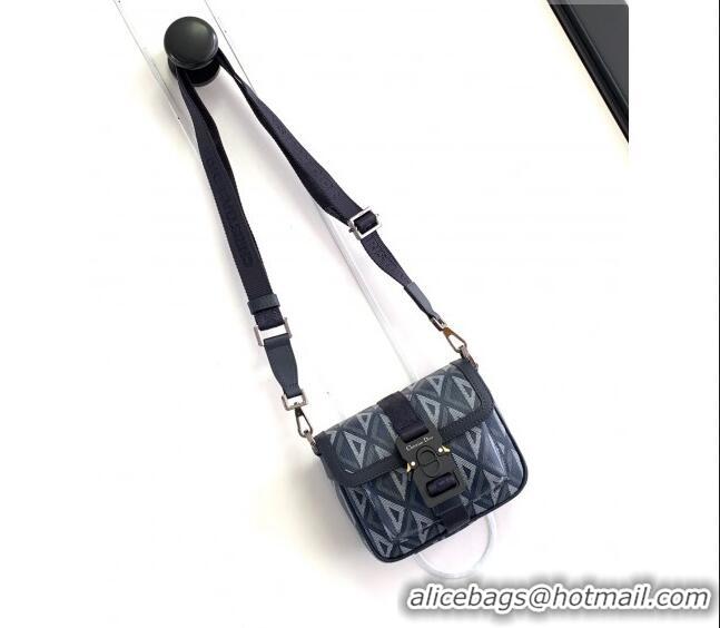 Buy Cheap Dior Men's Mini Hit The Road Bag with Strap in CD Diamond Canvas CD4058 Blue 2023