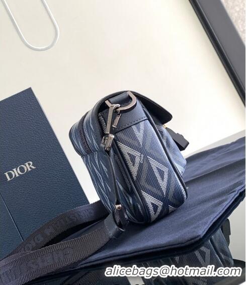 Buy Cheap Dior Men's Mini Hit The Road Bag with Strap in CD Diamond Canvas CD4058 Blue 2023