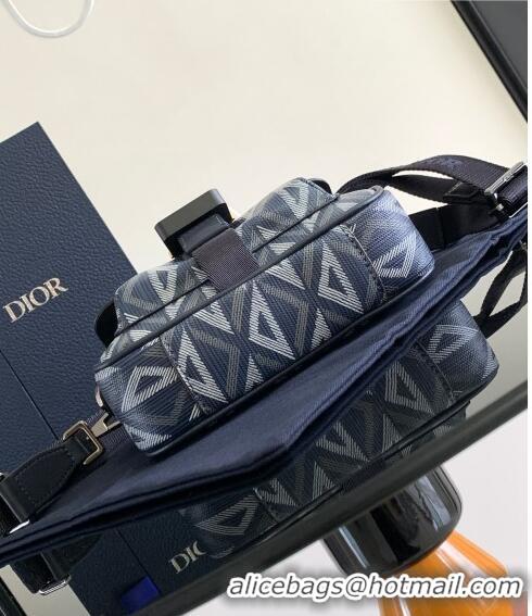 Buy Cheap Dior Men's Mini Hit The Road Bag with Strap in CD Diamond Canvas CD4058 Blue 2023