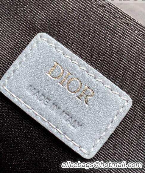 Super Quality Dior Men's Mini Hit The Road Bag with Strap in CD Diamond Canvas CD4058 Grey 2023