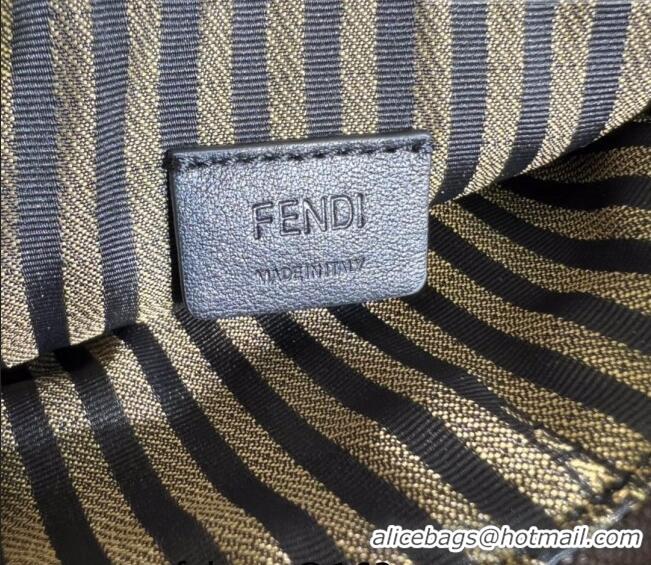 Buy Inexpensive Fendi Leather Wallet on Chain with Pouch/Mini Bag Grey F0022 2023