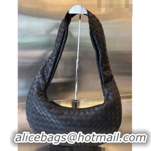 Super Quality Bottega Veneta Buddy Hobo Crossbody Bag in Intrecciato Leather BV4123 Black 2023