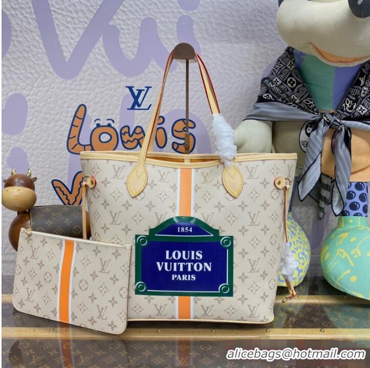 Inexpensive Louis Vuitton Neverfull MM M23501 Beige