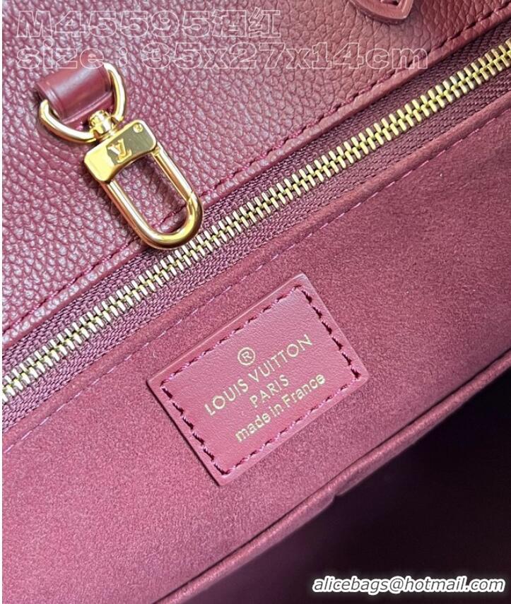 Top Quality Louis Vuitton Monogram Empreinte OnTheGo MM M46601 Wine Red