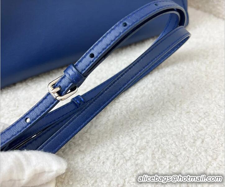 Unique Grade Fendi Mini Peekaboo Bag in Calfskin and SHW F058A Blue