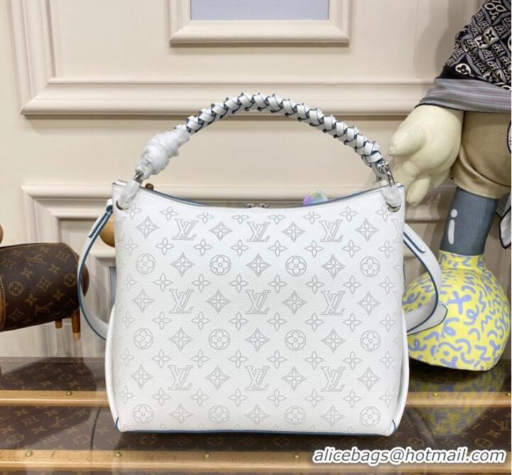 Buy Inexpensive Louis Vuitton Beaubourg Hobo MM M56073 White