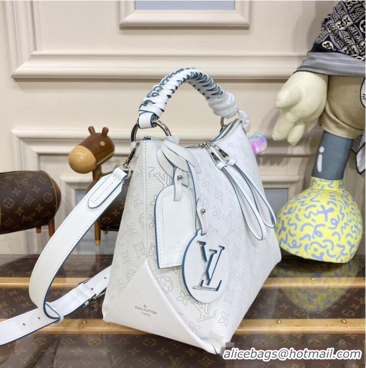 Buy Inexpensive Louis Vuitton Beaubourg Hobo MM M56073 White