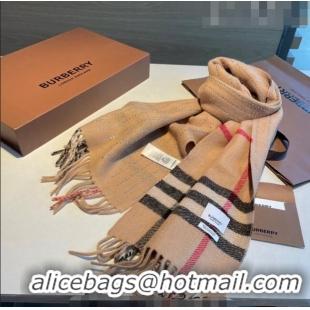 Low Cost Burberry Check Scarf with Crystals 0919 Brown 2023