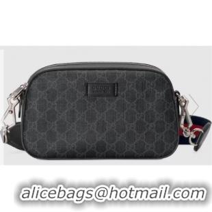 Unique Grade GUCCI GG BLACK SHOULDER BAG 574886 Black