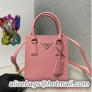 Low Price Prada Saffiano leather handbag 1BA358 Pink