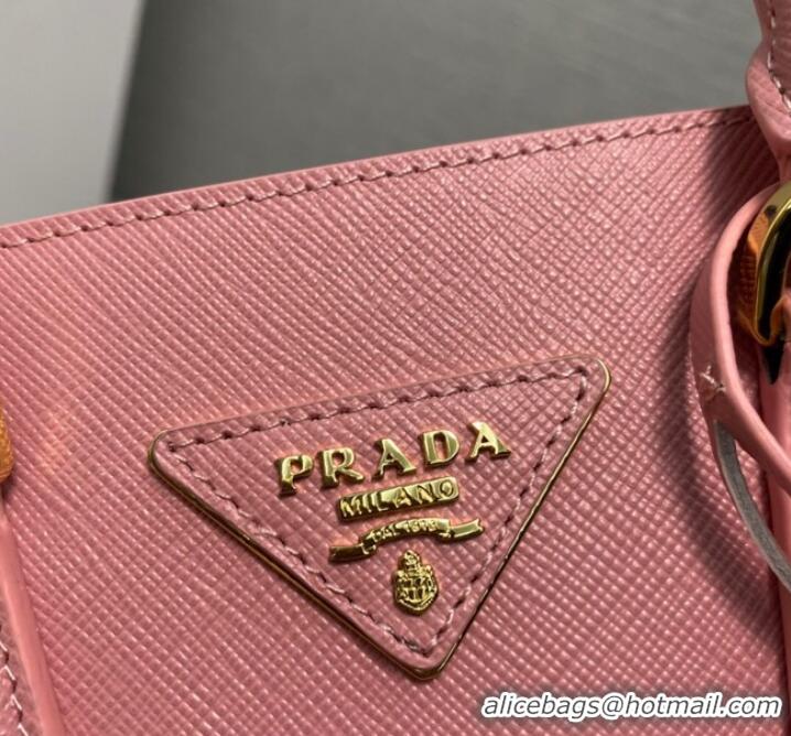 Low Price Prada Saffiano leather handbag 1BA358 Pink