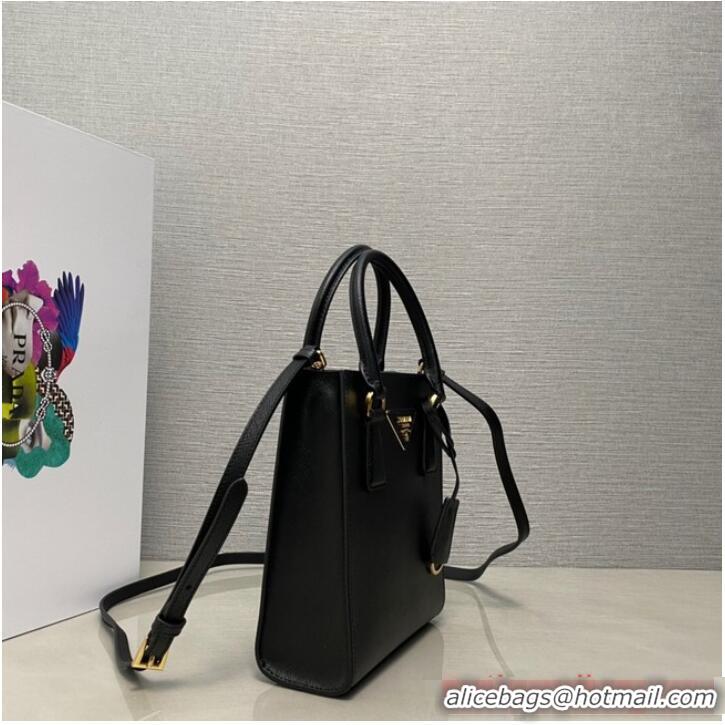 Trendy Design Prada Saffiano leather handbag 1BA358 Black