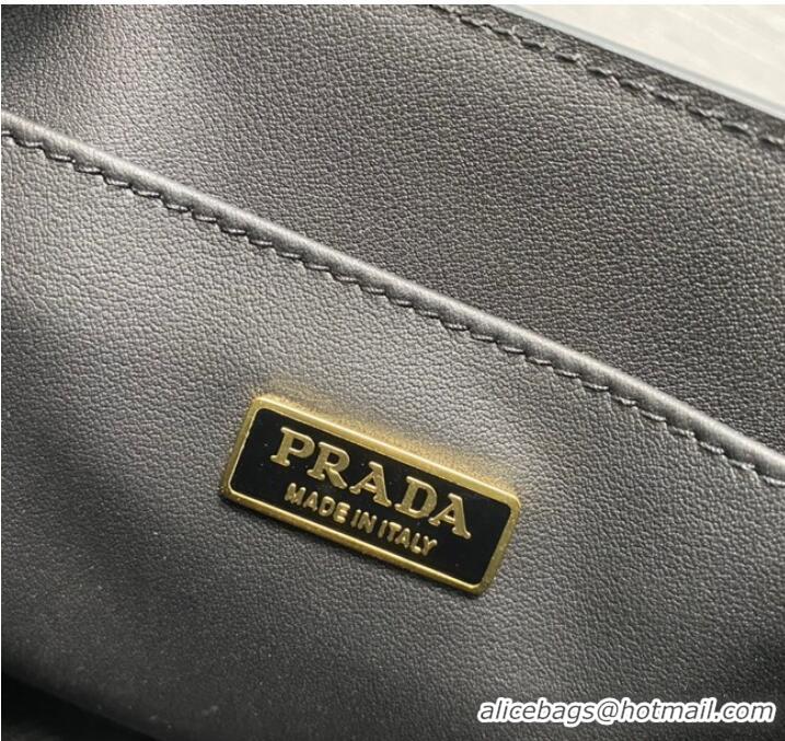 Trendy Design Prada Saffiano leather handbag 1BA358 Black