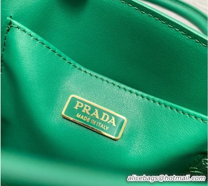 Affordable Price Prada Saffiano leather handbag 1BA358 Green