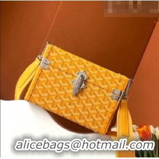 Well Crafted Goyard Cassette Trunk Bag GY8821 Yellow