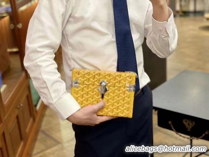 Well Crafted Goyard Cassette Trunk Bag GY8821 Yellow