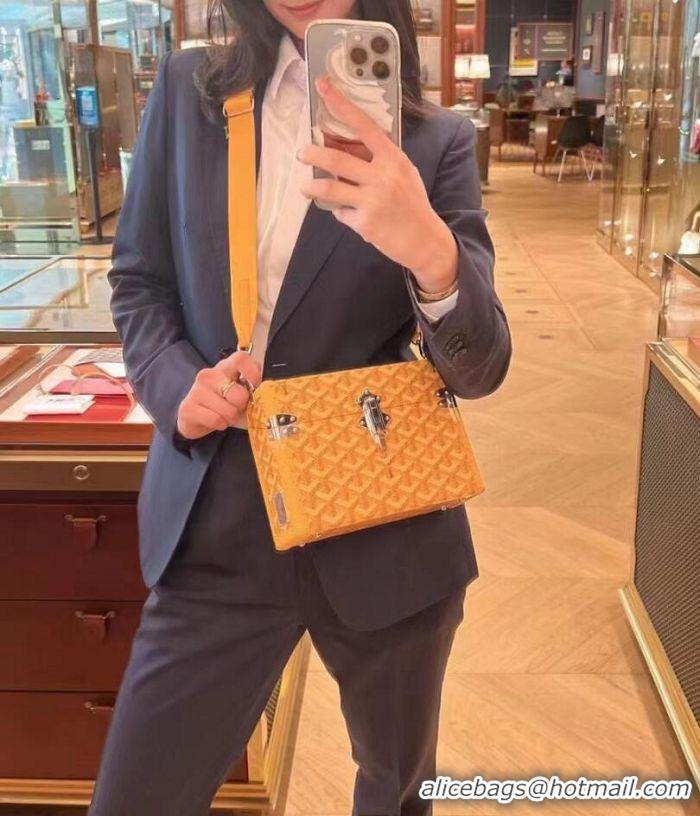 Well Crafted Goyard Cassette Trunk Bag GY8821 Yellow